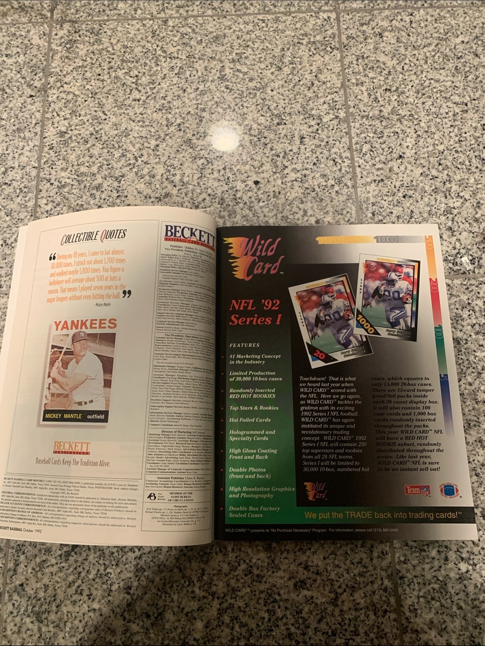 1989 Gary Sheffield Rookie Card In Case & 1992 Beckett Magazine Perfect Shape - Picture 6 of 10